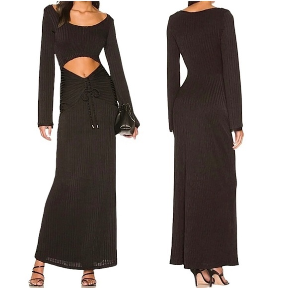 Free People Dresses & Skirts - NEW Free People One And Only Black Maxi Dress